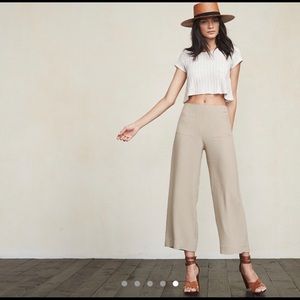 Reformation Selma Pant in Soy! Size 2